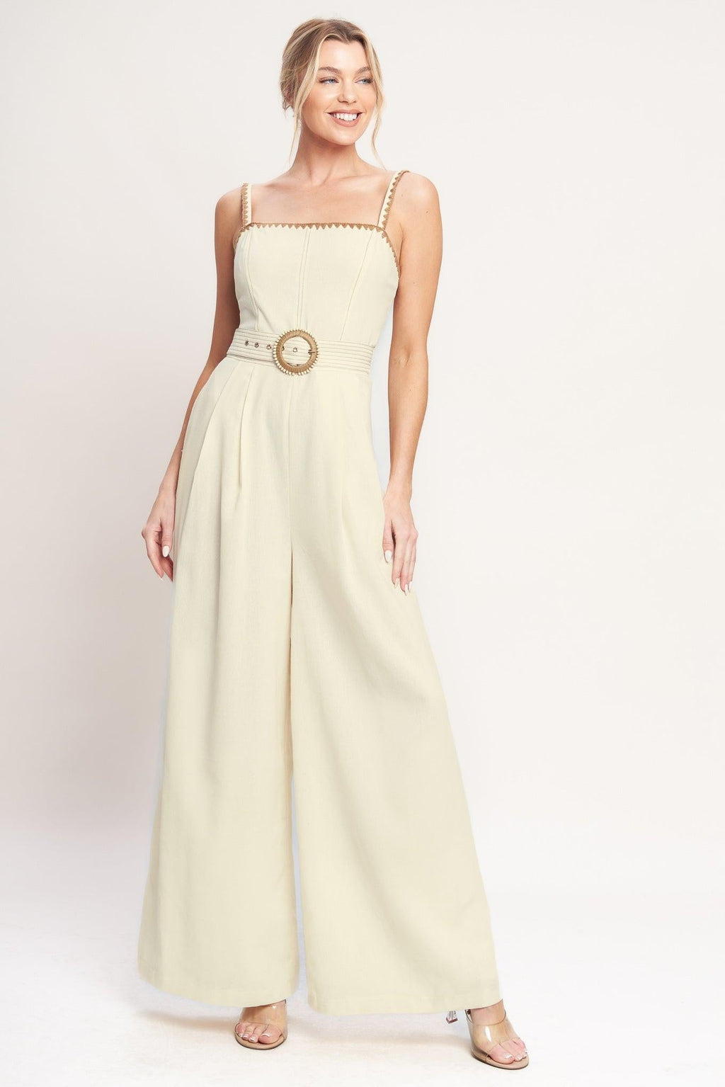 THE QUIET STATEMENT WOVEN JUMPSUIT Flying Tomato