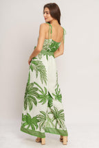 PALM LUXE WOVEN JUMPSUIT Flying Tomato