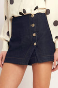 MODERN FEMININE DENIM SKORT Flying Tomato