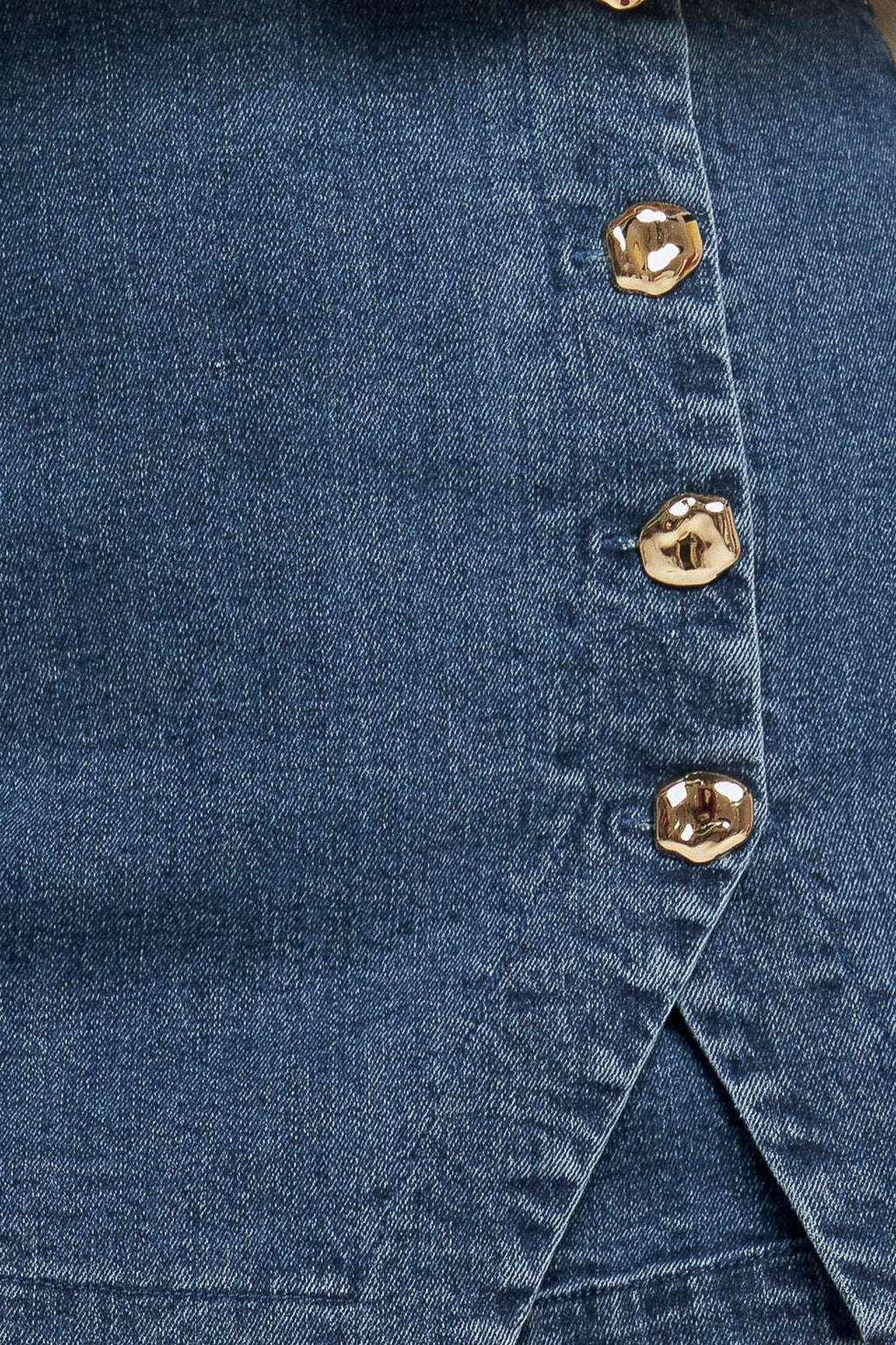 NO SECOND THOUGHT DENIM SKIRT Flying Tomato