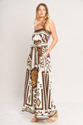 EARTHY ELEGANCE BOHO WOVEN JUMPSUIT Flying Tomato