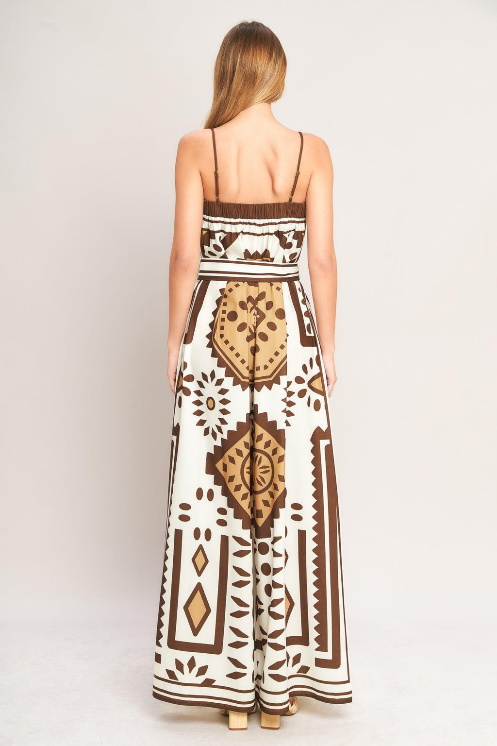 EARTHY ELEGANCE BOHO WOVEN JUMPSUIT Flying Tomato