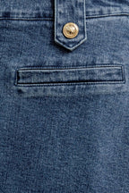 HEART EYES DENIM SKORT Flying Tomato