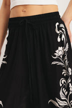BLACK RIVIERA WOVEN PANTS Flying Tomato