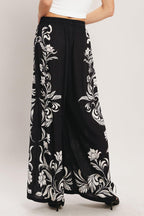 BLACK RIVIERA WOVEN PANTS Flying Tomato