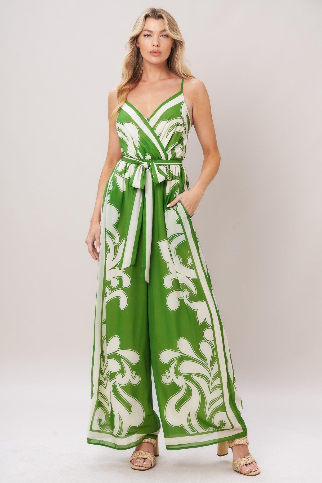PALAZZO MUSE WOVEN JUMPSUIT Flying Tomato