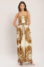 DESERT SUNBURST WOVEN JUMPSUIT Flying Tomato