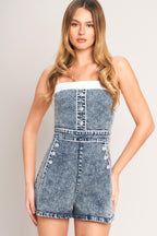WEEKEND IN DENIM ROMPER Flying Tomato