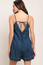 FRONTIER FLIRT LIGHTWEIGHT DENIM ROMPER Flying Tomato