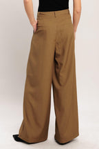 UMBER FLOW WOVEN WIDE LEG PANTS Flying Tomato