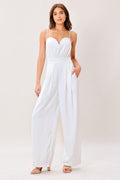 MODERN EASE WOVEN JUMPSUIT Flying Tomato