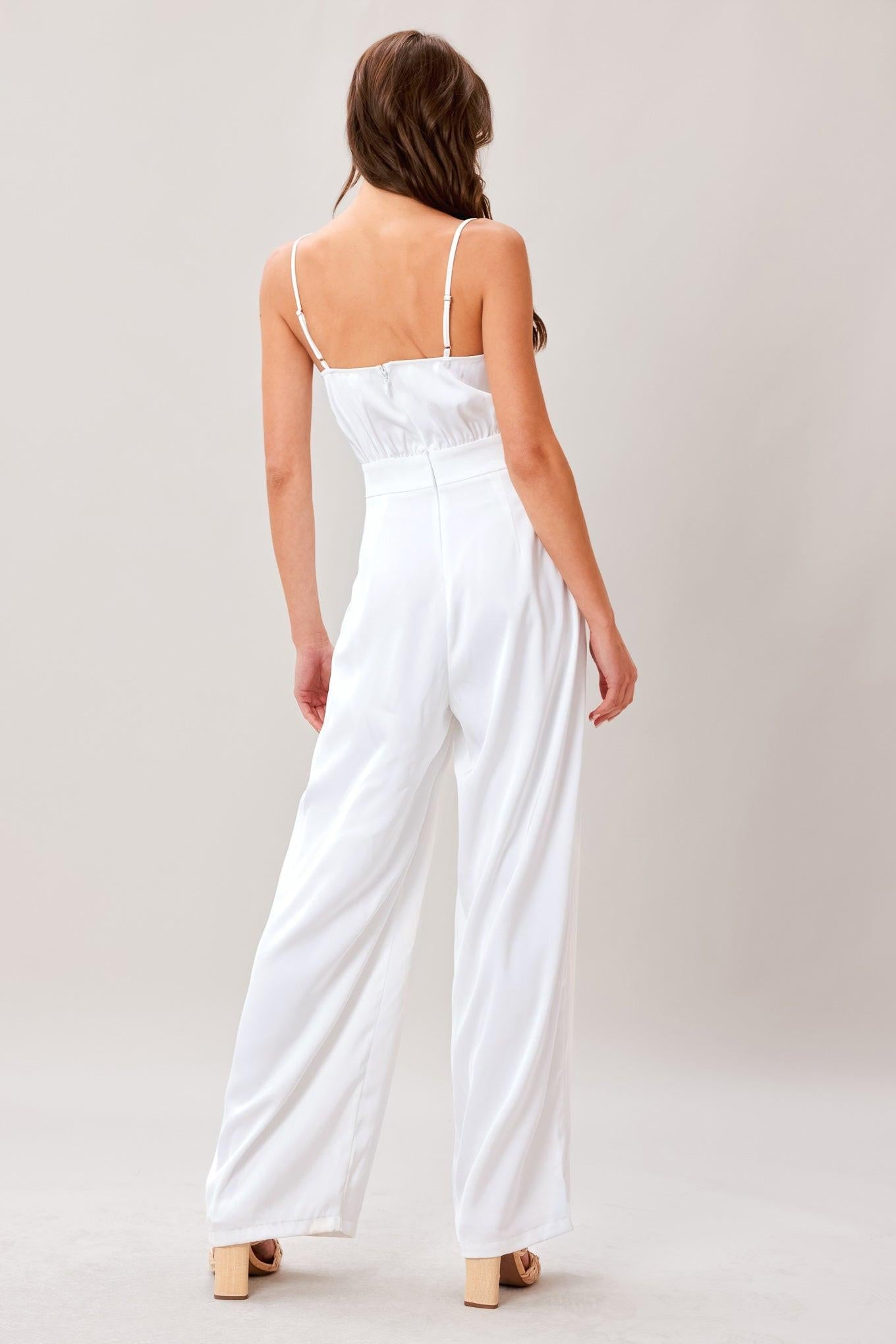 MODERN EASE WOVEN JUMPSUIT Flying Tomato