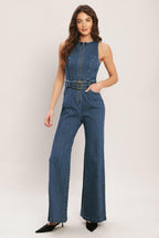 STREET CHIC DENIM JUMPSUIT Flying Tomato