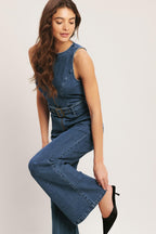STREET CHIC DENIM JUMPSUIT Flying Tomato