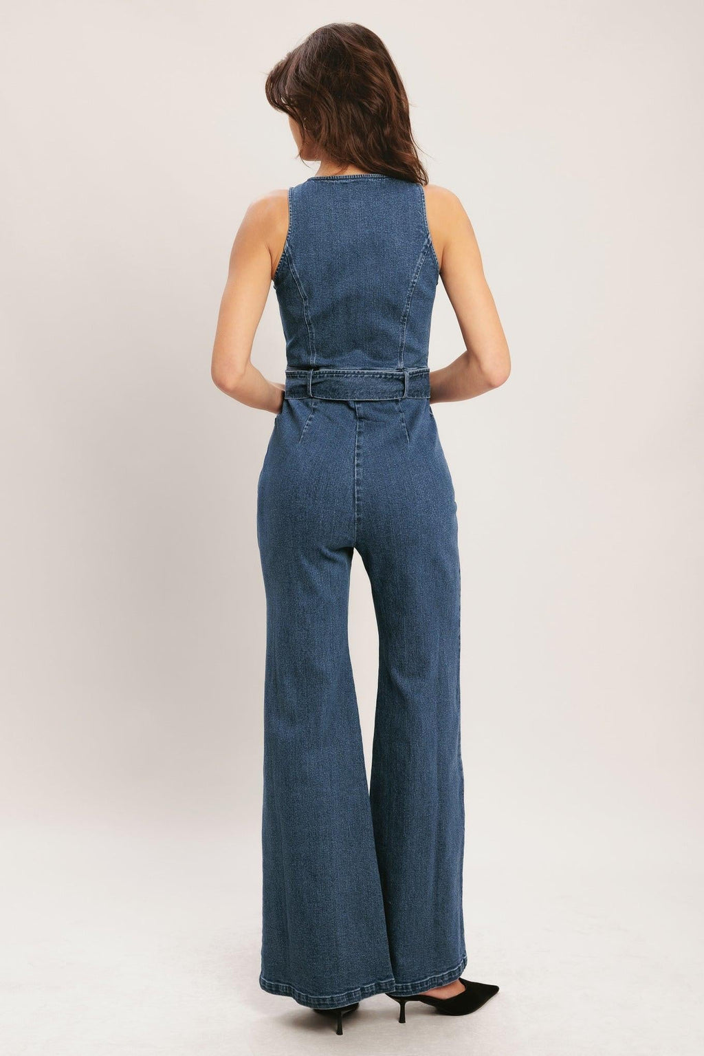 STREET CHIC DENIM JUMPSUIT Flying Tomato