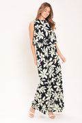 COASTAL NOIR WOVEN JUMPSUIT