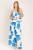 TROPIC BLUE WOVEN PANTS Flying Tomato