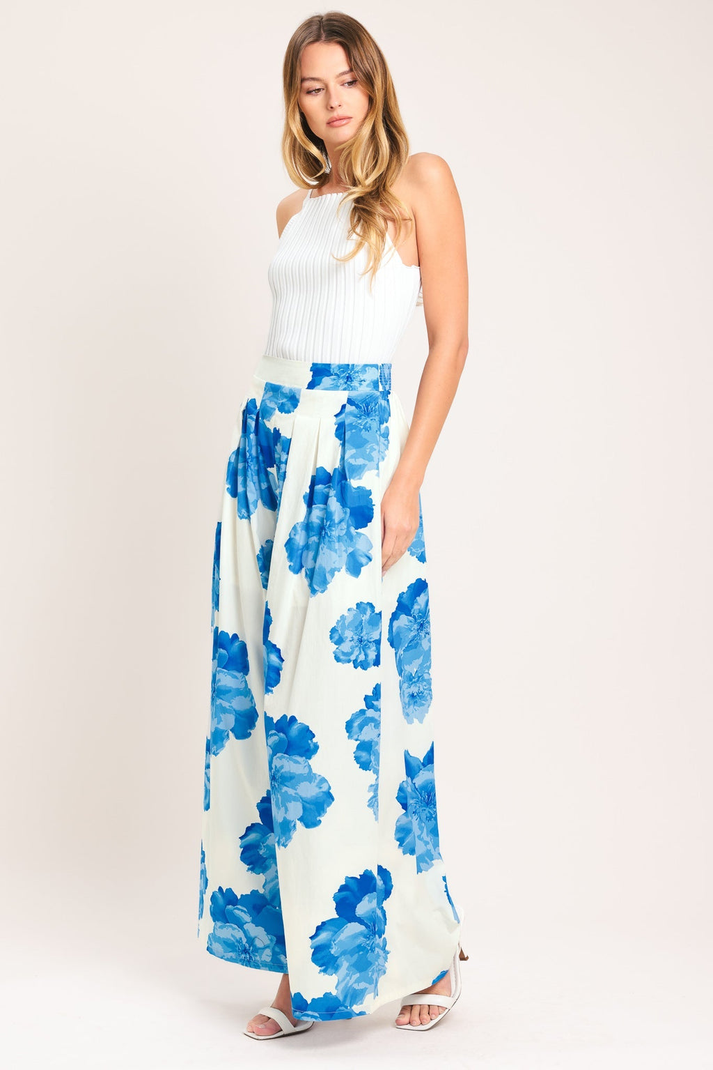 TROPIC BLUE WOVEN PANTS Flying Tomato