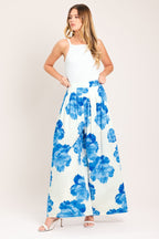 TROPIC BLUE WOVEN PANTS Flying Tomato
