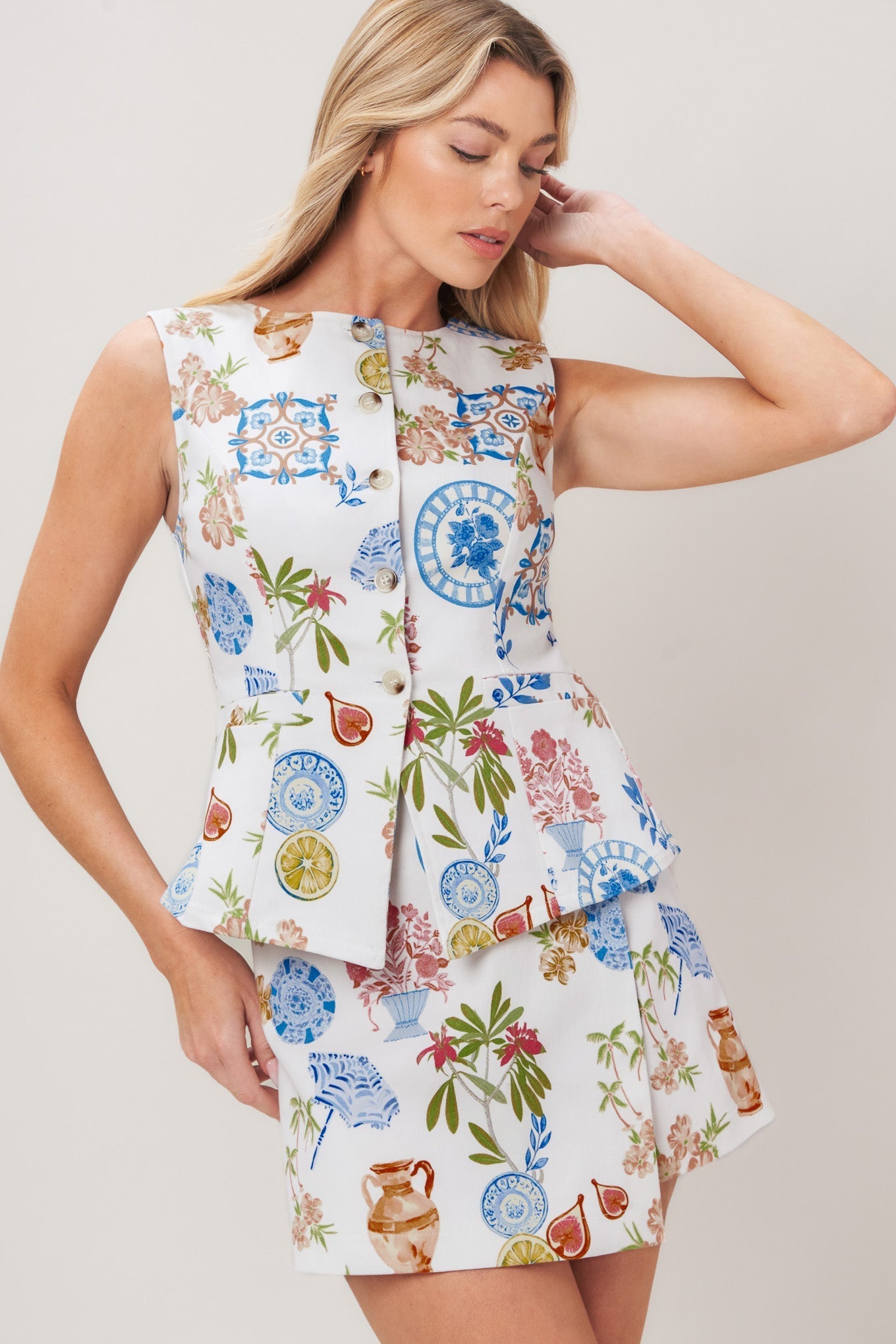 SUMMER ATELIER WOVEN SKORT Flying Tomato