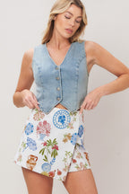 SUMMER ATELIER WOVEN SKORT Flying Tomato