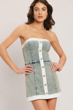 YACHT CLUB ACID WASHED SKORT ROMPER Flying Tomato