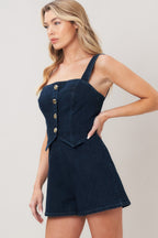 URBAN EDGE DENIM ROMPER Flying Tomato