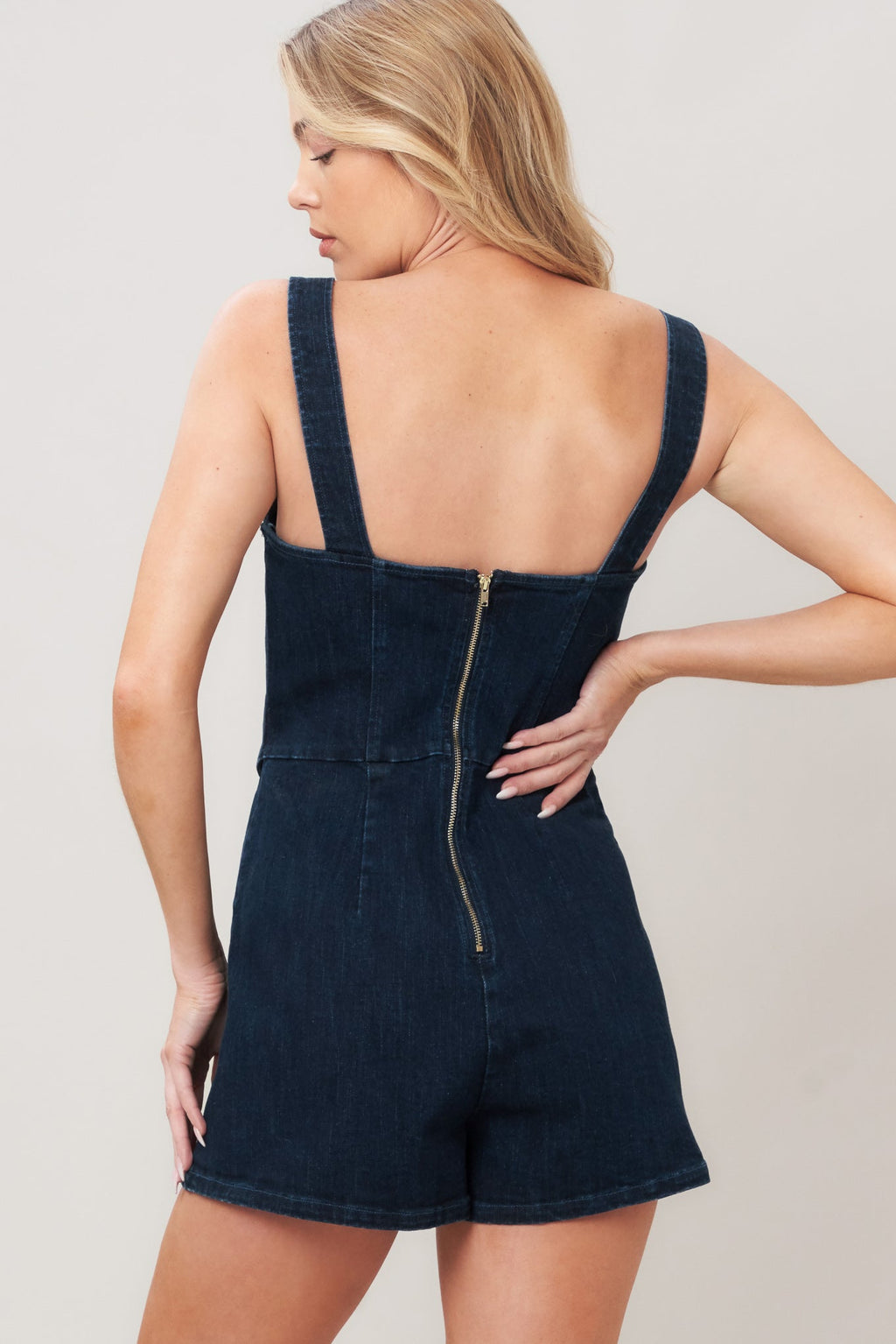 URBAN EDGE DENIM ROMPER Flying Tomato