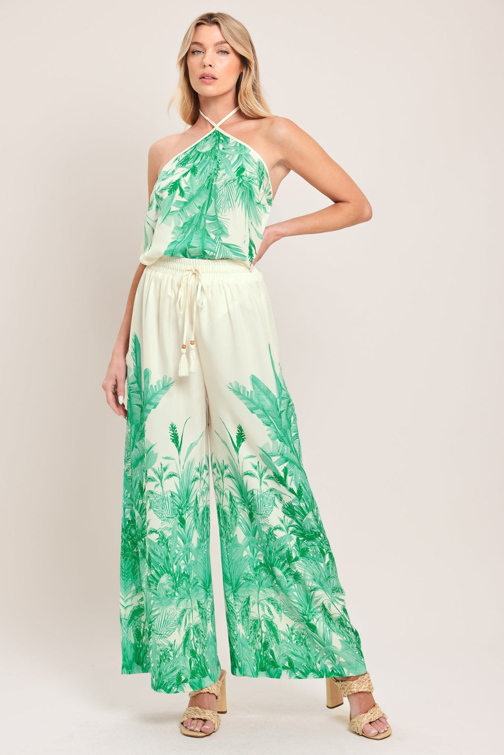 PALM SERENE WOVEN PANTS Flying Tomato