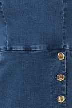 MIDNIGHT DENIM SKORT ROMPER Flying Tomato