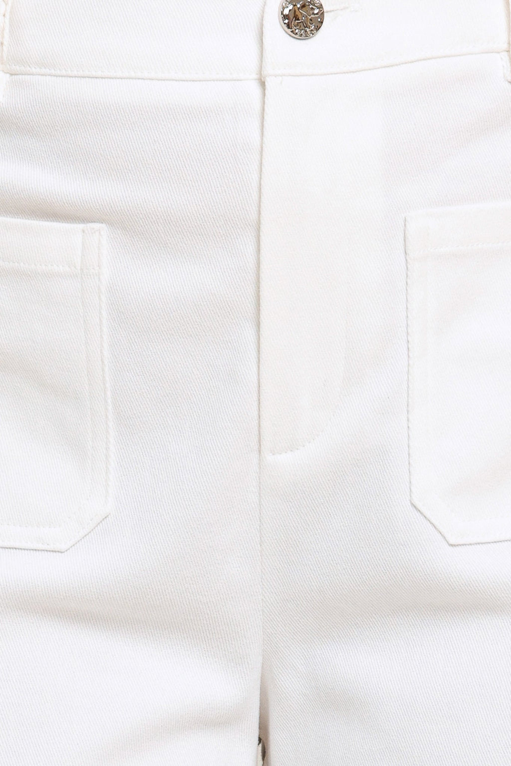 WHITE EASE WOVEN WIDE PANTS Flying Tomato