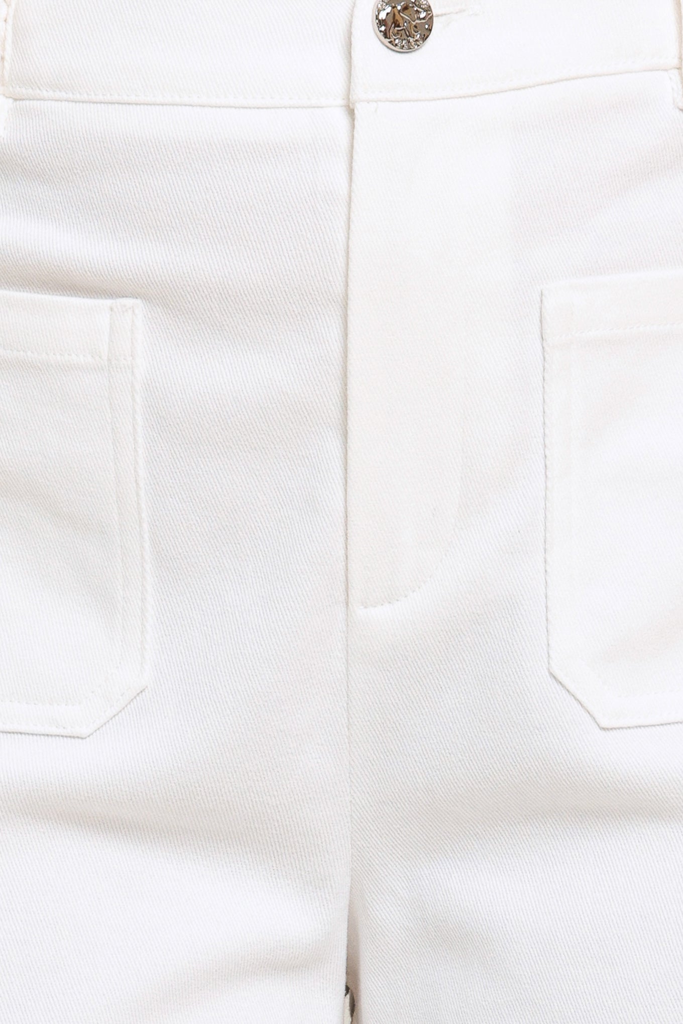 WHITE EASE WOVEN WIDE PANTS Flying Tomato