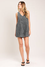 COOL SWEET LIGHTWEIGHT DENIM ROMPER Flying Tomato