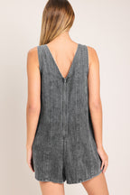 COOL SWEET LIGHTWEIGHT DENIM ROMPER Flying Tomato