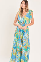 SUNSET ISLAND WOVEN JUMPSUIT Flying Tomato