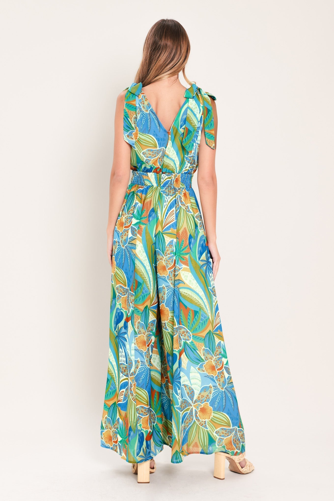 SUNSET ISLAND WOVEN JUMPSUIT Flying Tomato