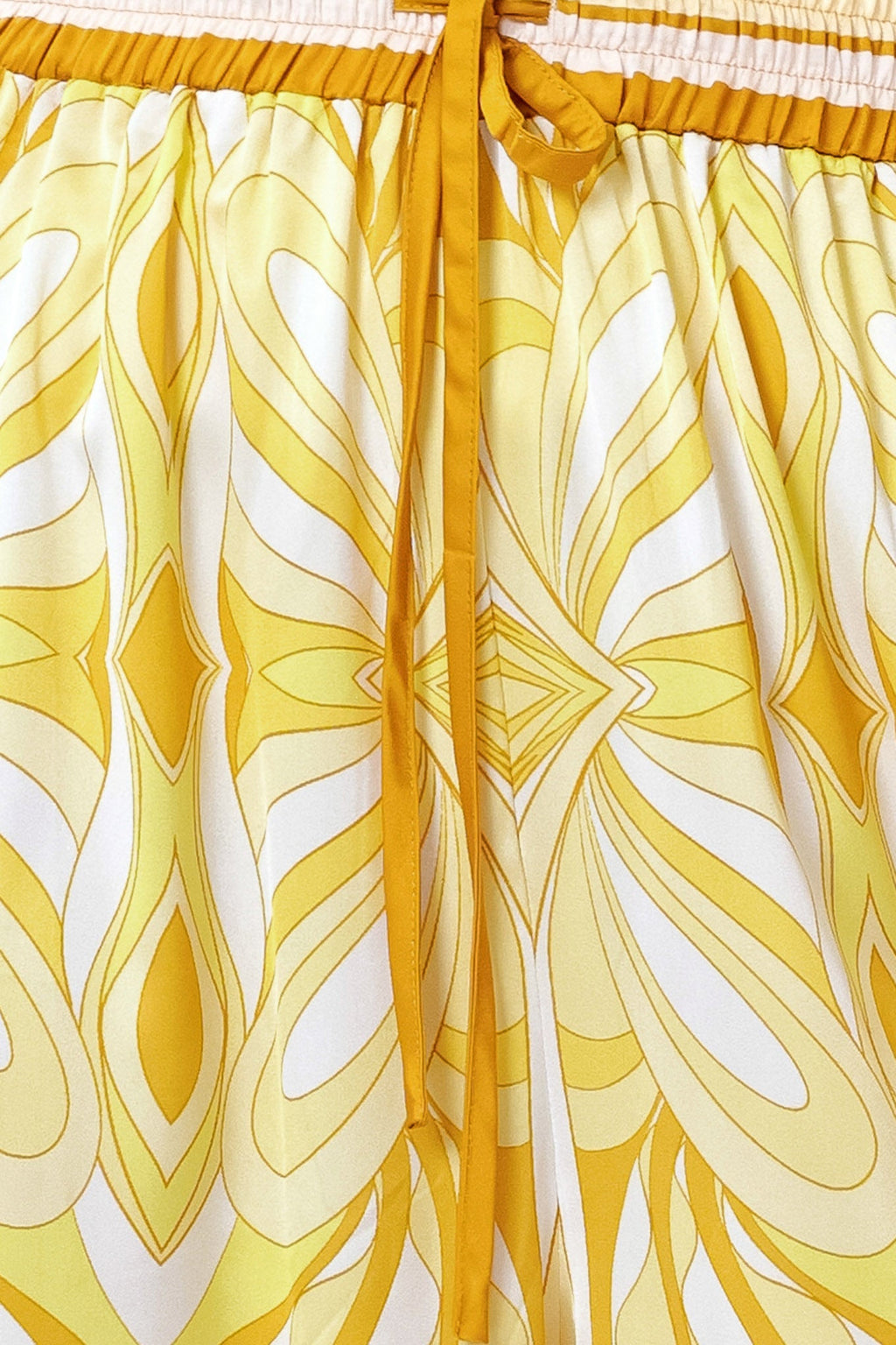 GOLDEN SWIRL WOVEN PANTS Flying Tomato