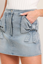 CUTE MOMENT DENIM SKORT Flying Tomato