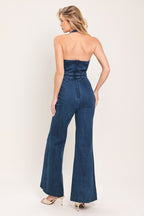 BLUE REVERIE DENIM JUMPSUIT Flying Tomato