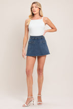 SWEET STUD DENIM SKORT Flying Tomato