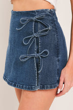 STREET TIE DENIM SKORT Flying Tomato