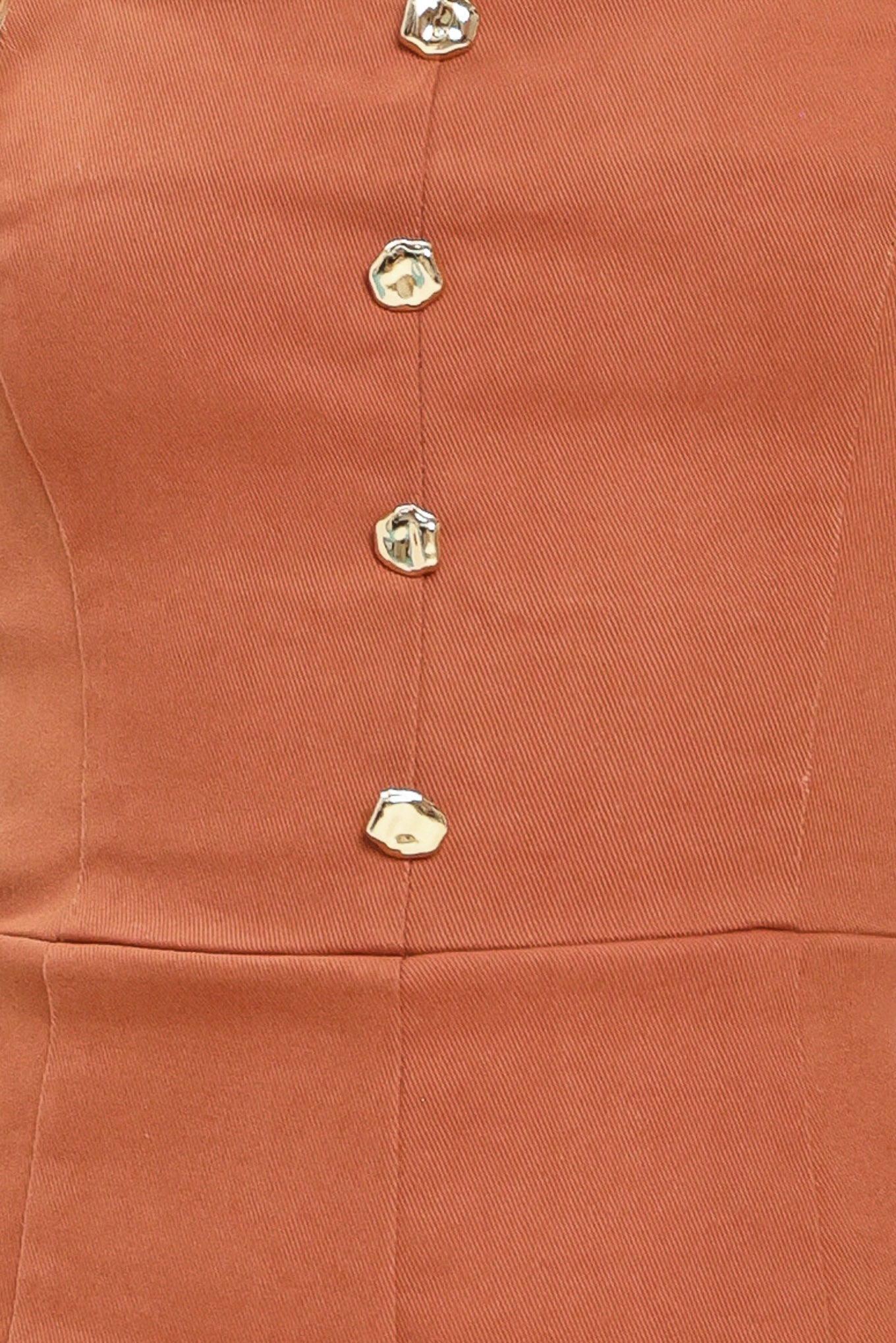 TERRACOTTA CHIC WOVEN ROMPER Flying Tomato