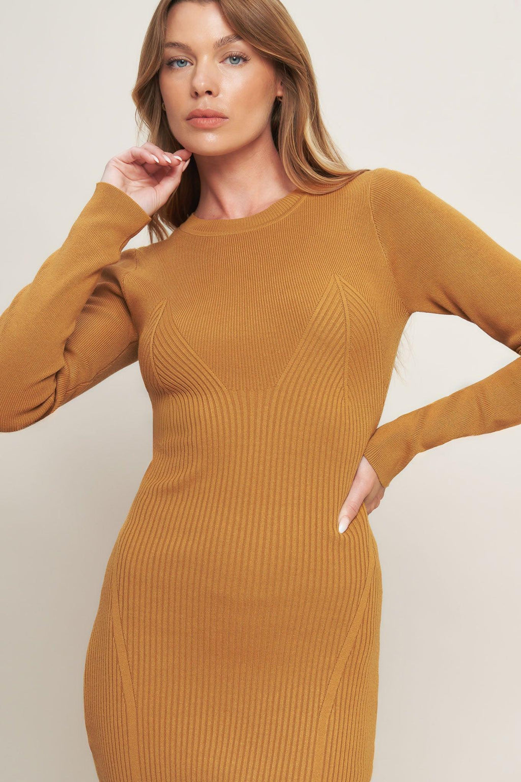 BE WITH YOU SWEATER MIDI DRESS Flying Tomato