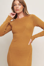 BE WITH YOU SWEATER MIDI DRESS Flying Tomato