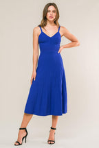 BREEZY WALKS KNIT MIDI DRESS Flying Tomato