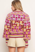 CHEER YOU ON JACQUARD SWEATER TOP Flying Tomato