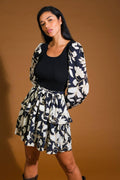 ALL MY LIFE SWEATER WOVEN MINI DRESS Flying Tomato