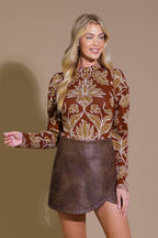 WARM AFTERNOONS JACQUARD SWEATER TOP Flying Tomato
