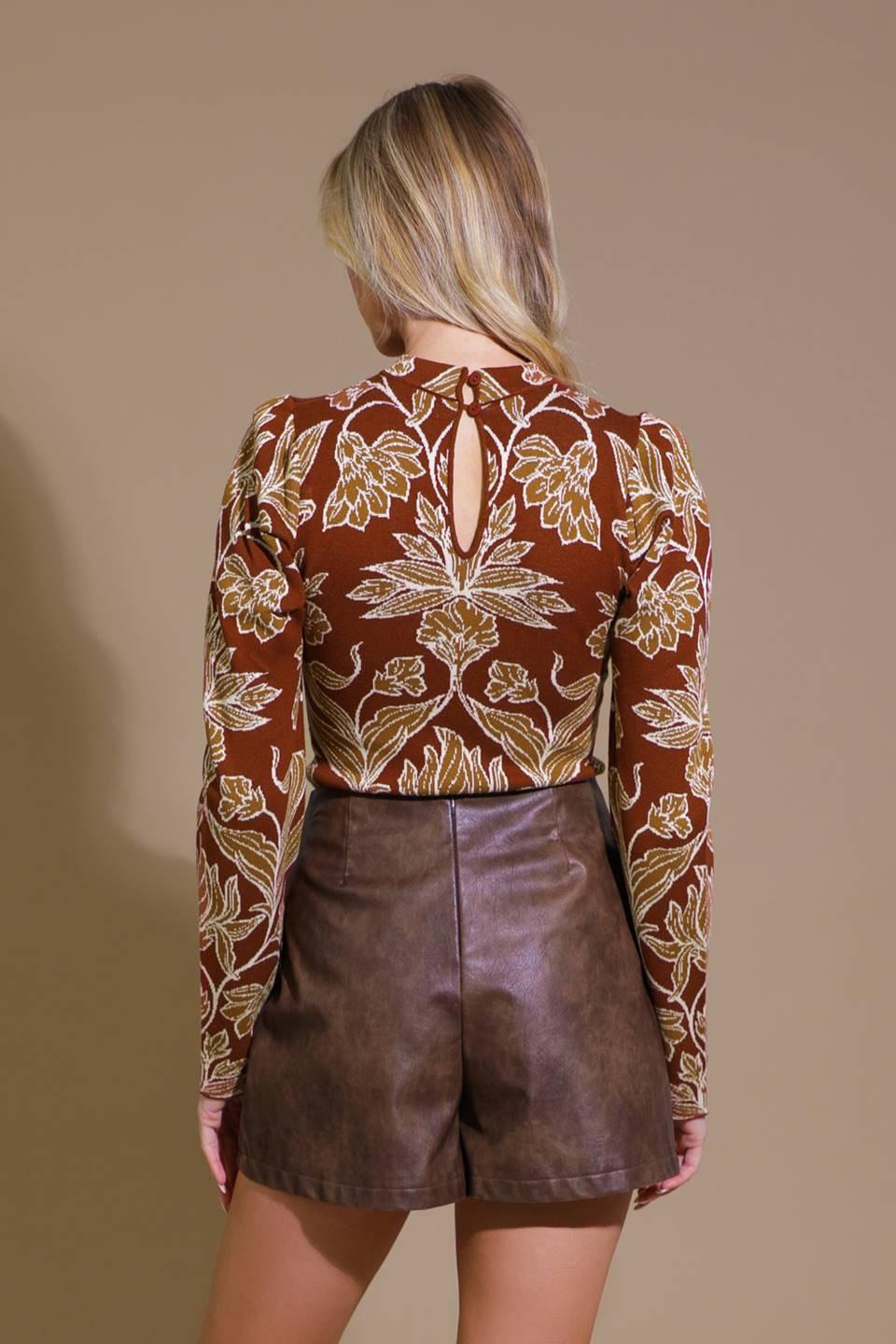 WARM AFTERNOONS JACQUARD SWEATER TOP Flying Tomato