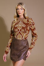 WARM AFTERNOONS JACQUARD SWEATER TOP Flying Tomato